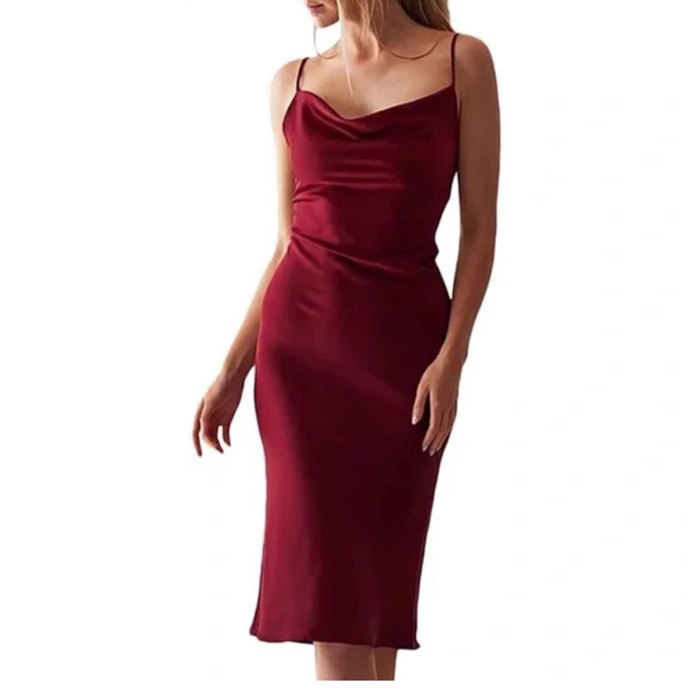 Bebe Satin Slip Mini - Picture 3 of 6
